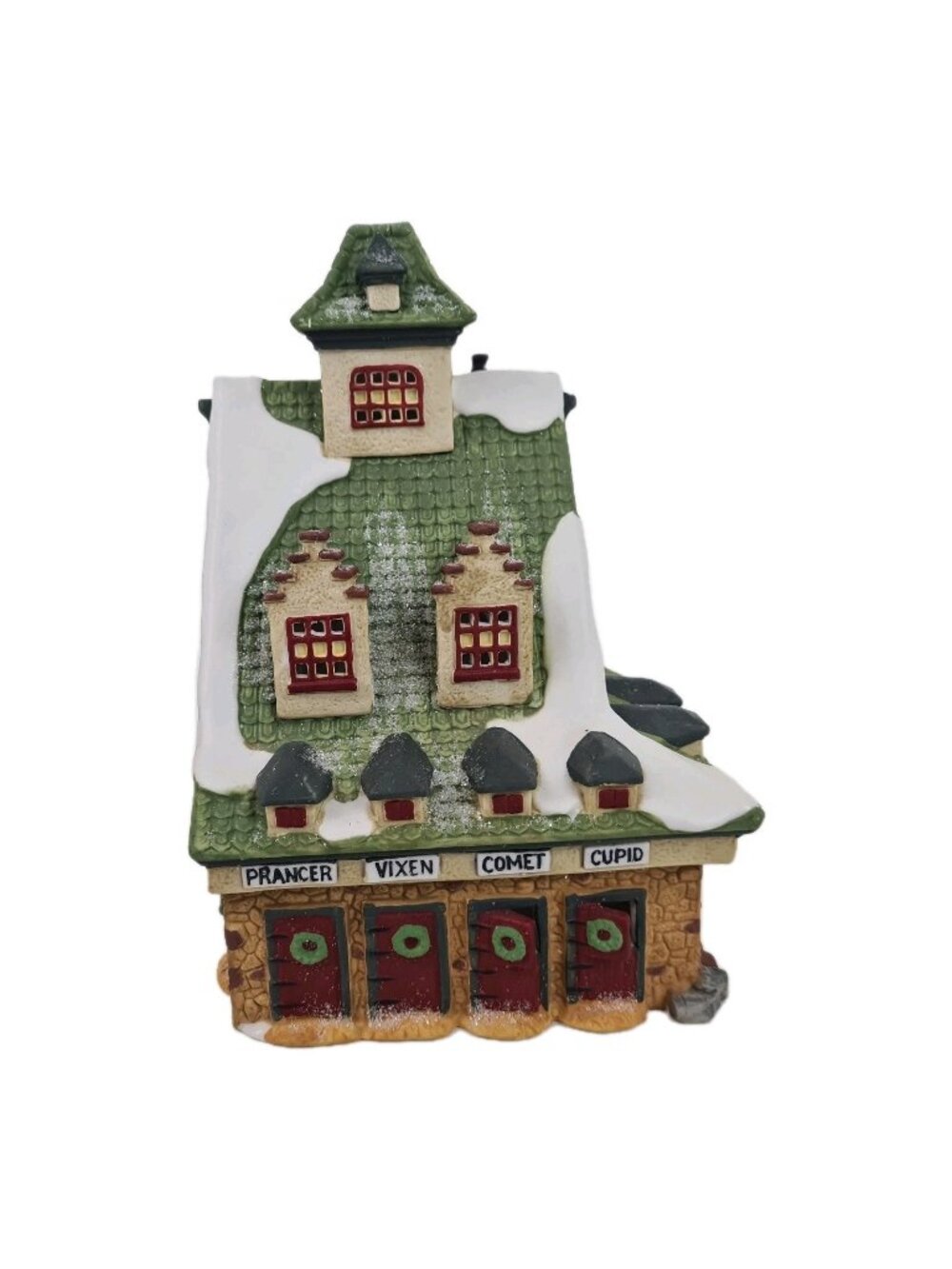 Department 56 "Reindeer Barn" 5601-4 North Pole Series Christmas Building